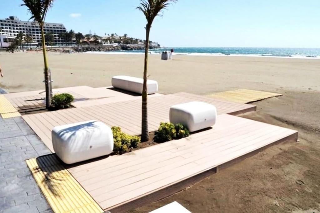 Apartment With Large Terrace, 10 Meters From Playa De Las Burras San Bartolomé Exterior foto